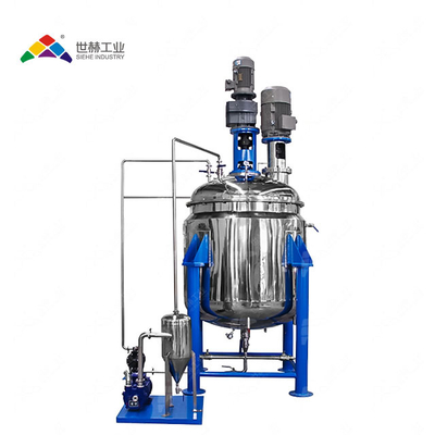 Liquid With Solids Stainless Steel Suspended Liquid Double Jacketed Mixing Tank With Agitator