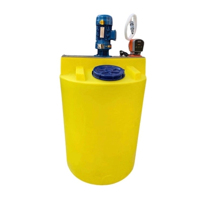 High Quality Chemical Industry Dosing Tank With Agitator Mixer Made Of PE Plastic